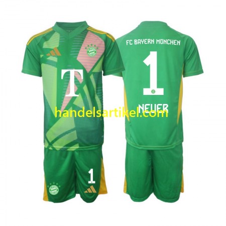 Bayern München Manuel Neuer 1 Torwart Kinder Fourth Trikotsatz 2024/25 Kurzarm